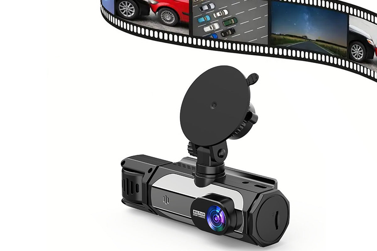 3 in 1 Dash Cam Mini Dash Camera for Cars with Night Vision and Loop Recording