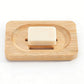 2PCS Wood Soap Dish Storage Soap Holder Soap Tray For Home Bathroom