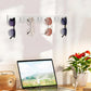 2Pcs Sunglasses Rack Wall Clear Acrylic Wall Mount Glasses Holder Glasses Storage