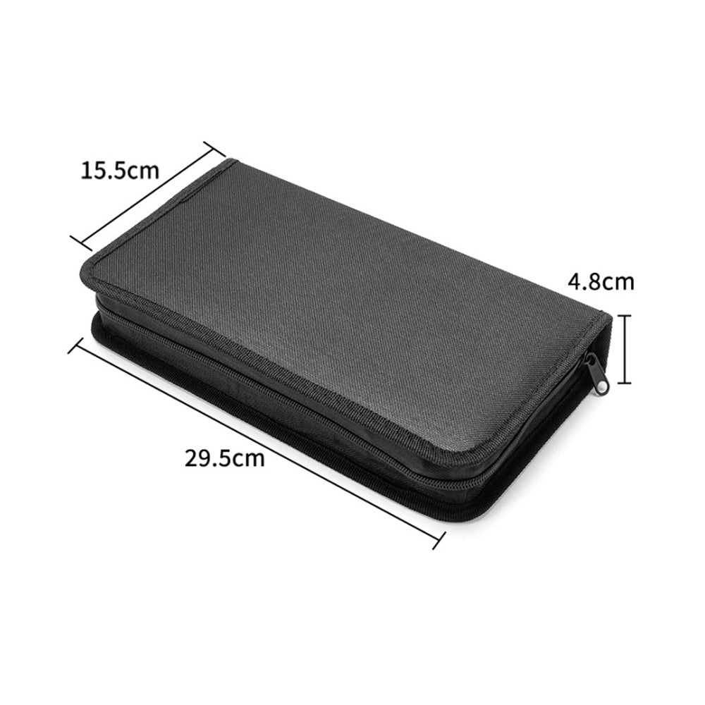 80 Disc CD DVD Storage Holder Case for Car Home