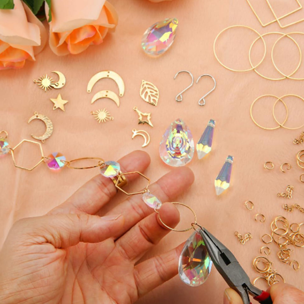 200Pcs DIY Rhinestone Sun Catcher
