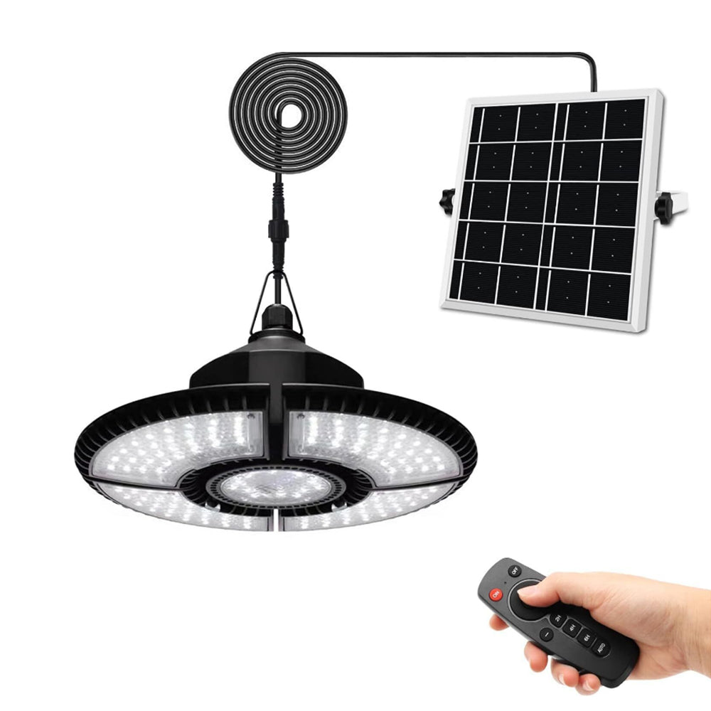 136 LED Outdoor Solar Ceiling Pendant