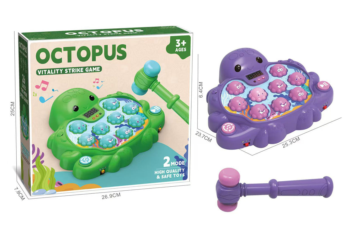 Whack a Octopus Game with Lights and Sounds for Girl Boy Toys