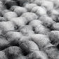 Bubble Tie Dye Throw Blanket Soft Cozy Microfiber Lightweight Warm for Couch-Dark Grey