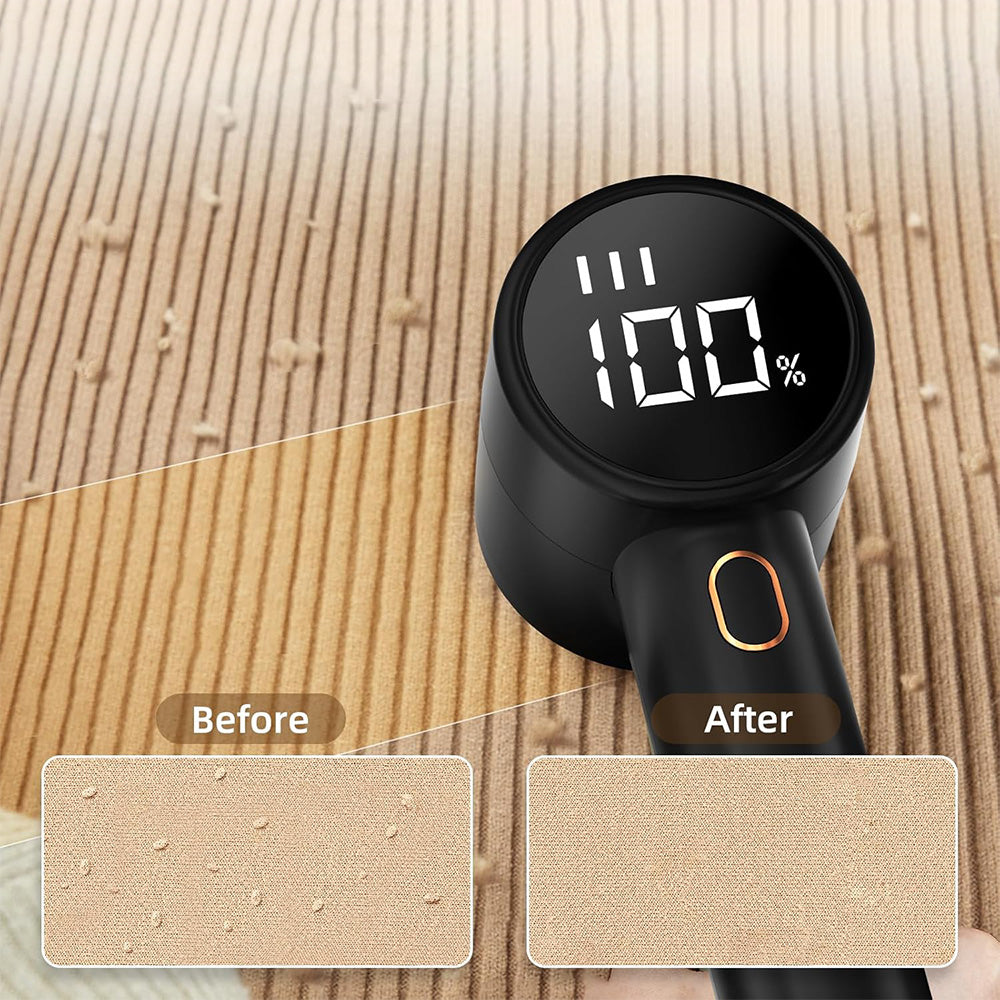 Lint Pill Remover Battery Operated Fabric Shaver for Remove Fabric with Digital Display