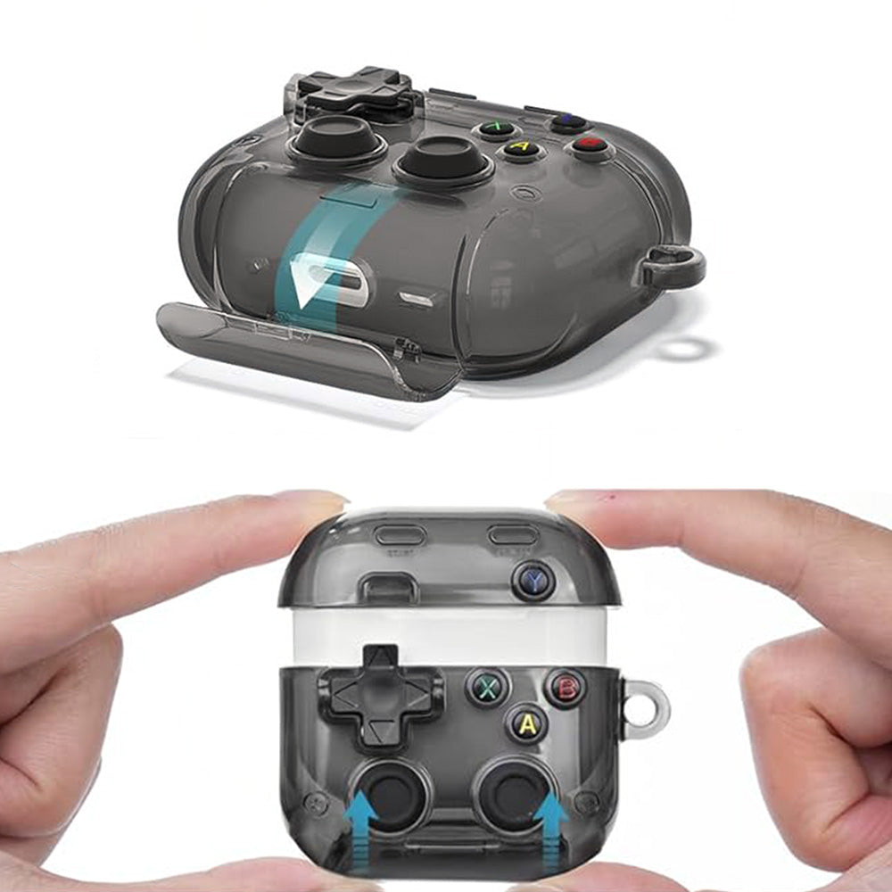 Case Cover with Lock Button and Phone Stand Protective Case for AirPods 4