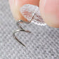 50 Pack Clear Spiral Pins for Bed Skirts Sofa Covers and Upholstery