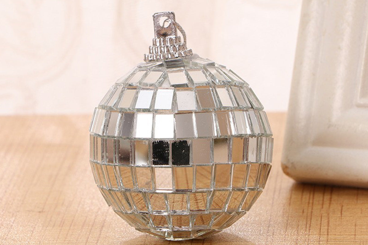 20Pcs Christmas Mirror Disco Balls – Hanging Decorations for Party Wedding DIY