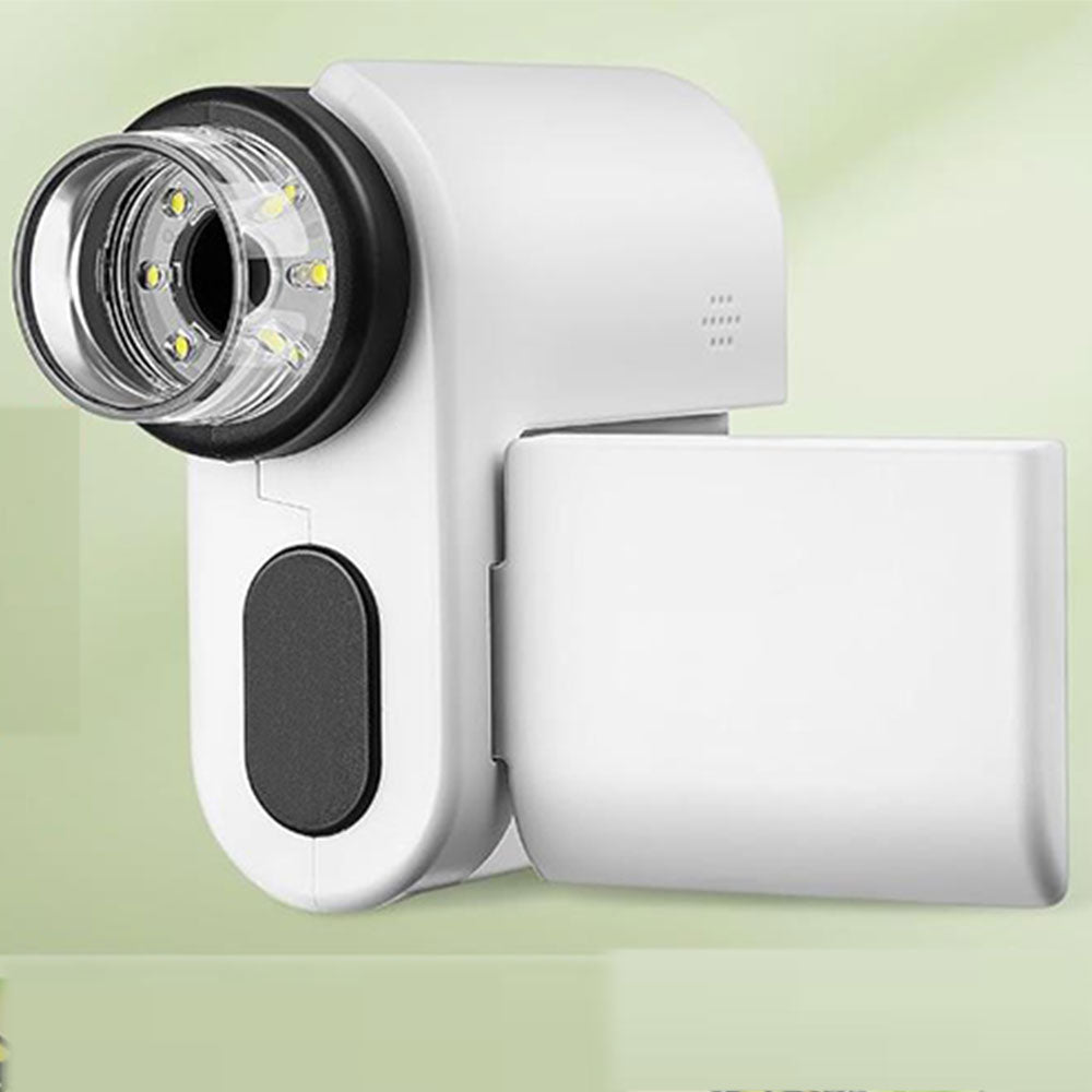 Mini Pocket Microscope Kit 1000X Digital Handheld Microscope with LED Light