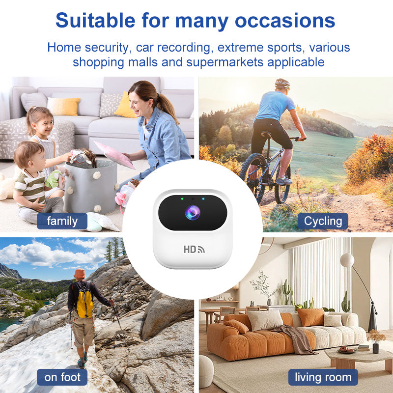 Mini WiFi Camera 1080P HD Vlog Pocket Camera