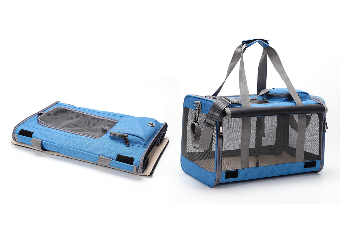 Pet Carrier for Large Cats Washable Dog Carrier Privacy Protection for Travel