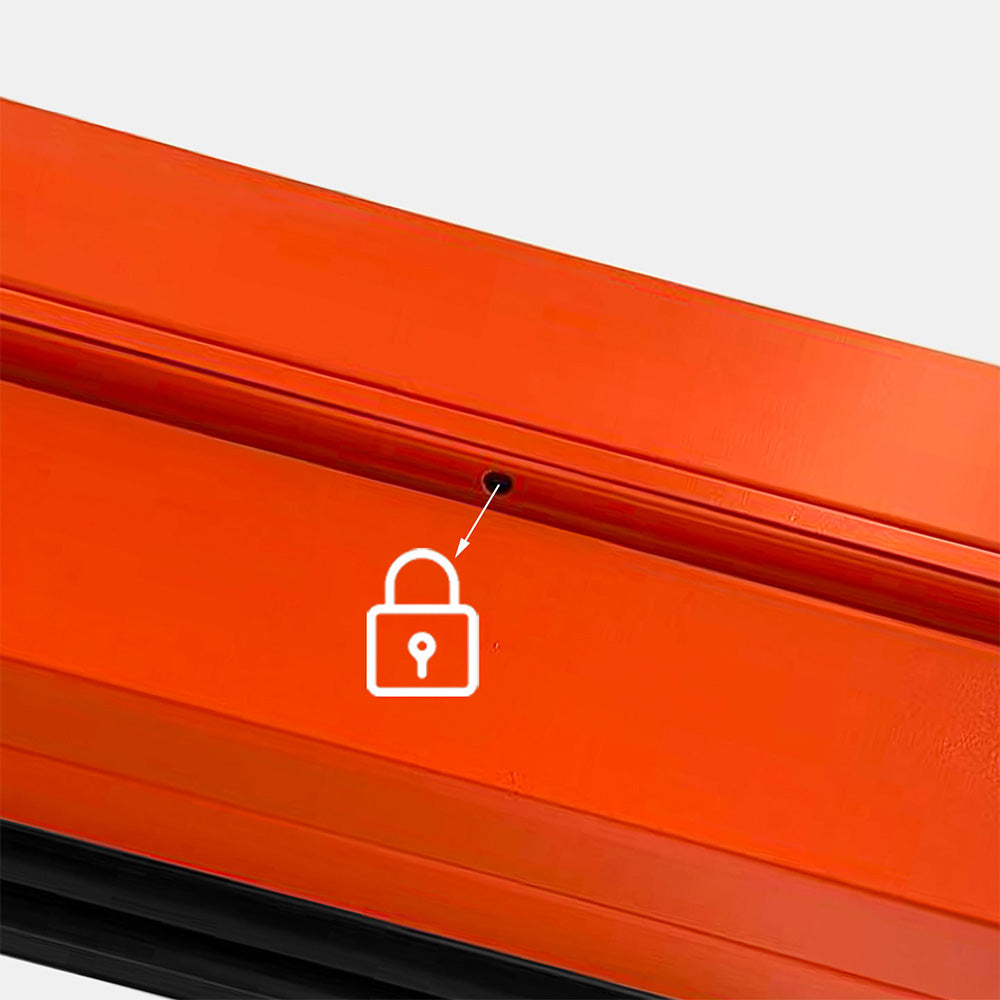 3 Tier Metal Tool Box with Handle Lock Hole Portable Tool Organizer for Home
