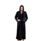 Winter Long Flannel Hooded Bath Robe