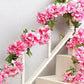 4Pcs Sakura Vine Artificial Silk Hanging Garland 2.3 m for Wedding and Home Decoration