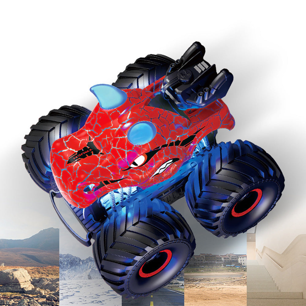 2.4G Remote Control Dinosaur Spray Off Road Truck with LED Lights