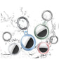 6 Pack TPU Airtag Protective Case with Key Ring Anti Scratch Full Body Transparent Cover for Apple Airtags