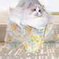 Cat Wrap Self Adherent Cat Grooming Wrap Anti Escape Calming Cat Swaddle Wrap