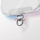 3 PCS Rotating Phone Tether Tab Stainless Steel Phone Strap Holder for most Phone Cases