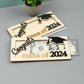 2024 Graduation Money Holder Wooden Cash Holder