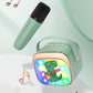 Wireless Bluetooth Karaoke Speaker with Dual Microphones Portable LED Light Music Player