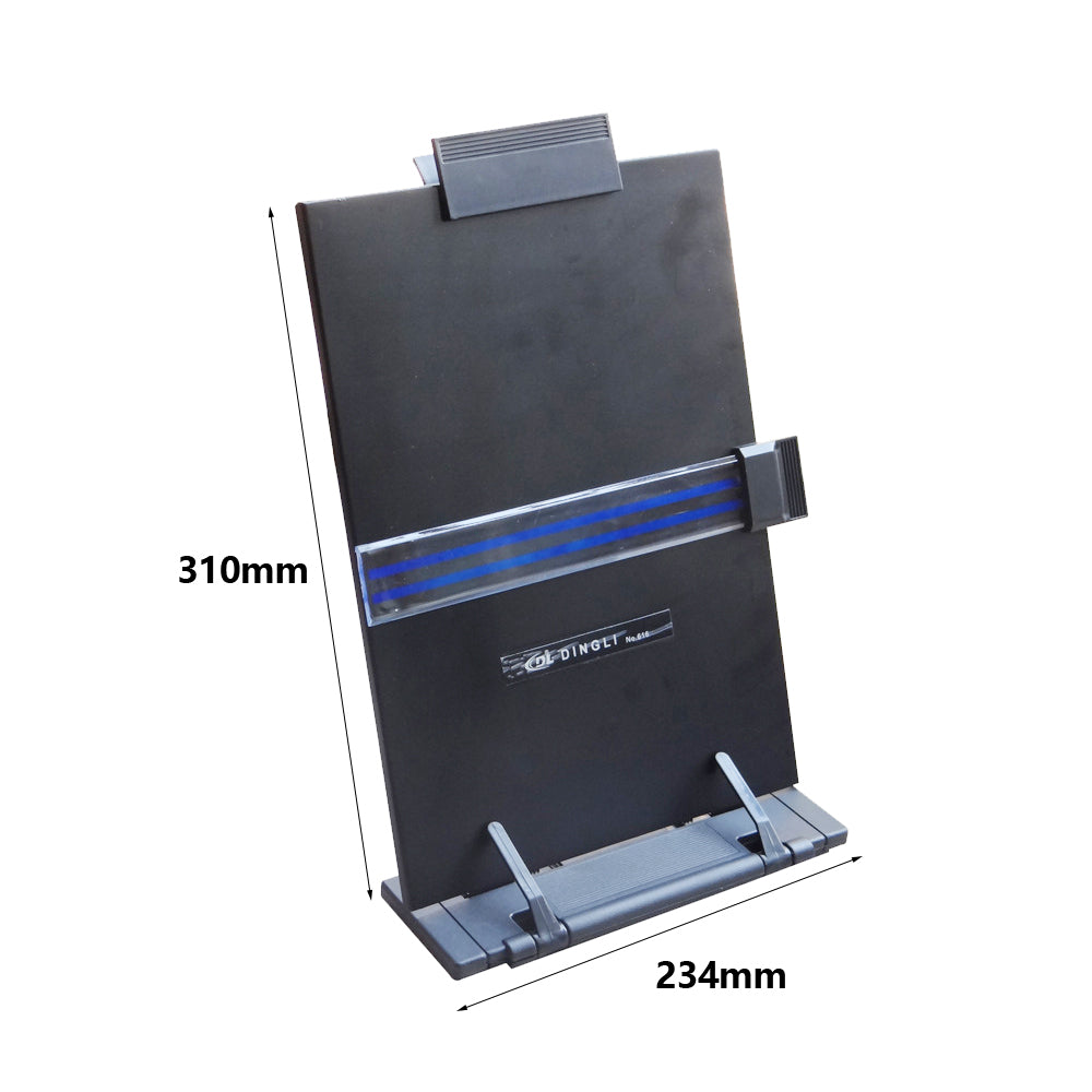 2Pcs Foldable Desktop Document Holder Stand with 7 Adjustable Positions