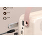Vintage Portable Wireless Bluetooth Speakers with Alarm Clock for Kitchen Bedroom Home