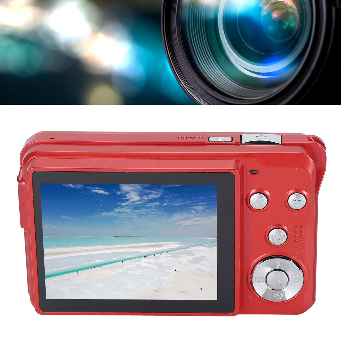 Digital Camera 2.7inch Screen Anti Shake 4k 56MP 20x Zoom Fill Light 750mAh Portable Digital Camera