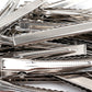 100-Piece Silver Metal Hair Clips for Women