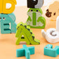 Wooden Alphabet Animal Puzzles Matching Game Educational Toys