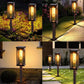 4Pcs Solar Pathway Lights Outdoor Garden Lights with Warm White LED