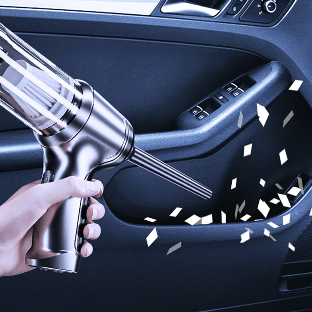 2-in-1 Cordless Handheld Car Vacuum Cleaner and Inflator