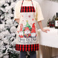 Christmas Kitchen Cooking Aprons Sleeveless Apron Funny Christmas Baking Apron-Stripes Hat