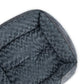 Soft Plush Pet Bed with Raised Sides Calming Nest-Grey