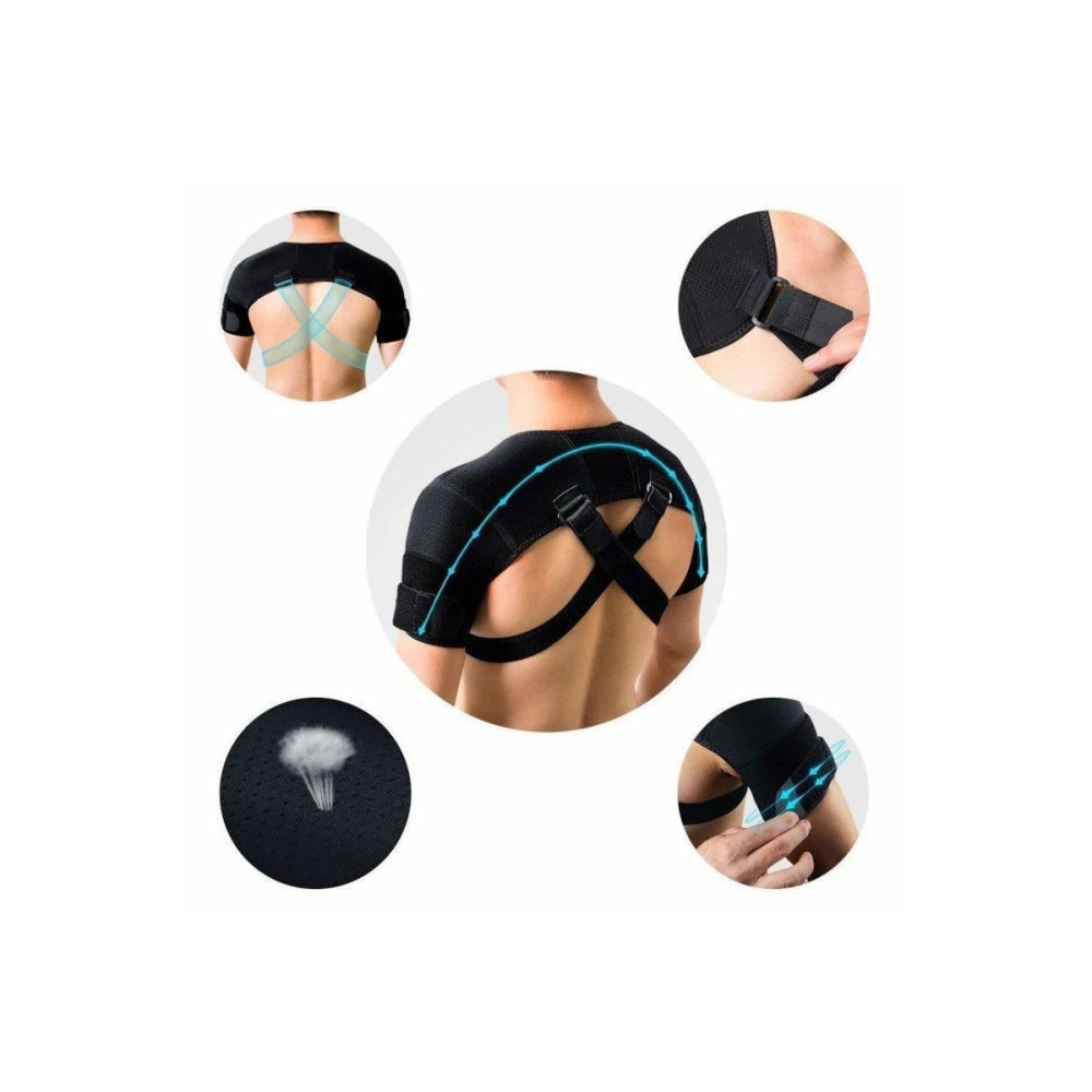 Adjustable Dual Shoulder Support Strap for Posture Awareness