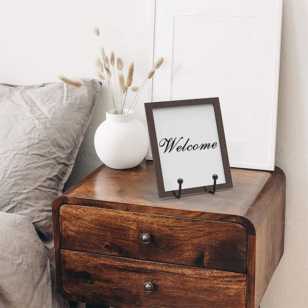 2Pcs Iron Photo Frame Display Stand