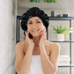 Double Layer Satin Bonnet Double Layer Wearable Adjustable Drawstring Sleep Cap