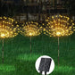 5Pcs Solar Firework Lights Water-resistant Outdoor Stake Lights