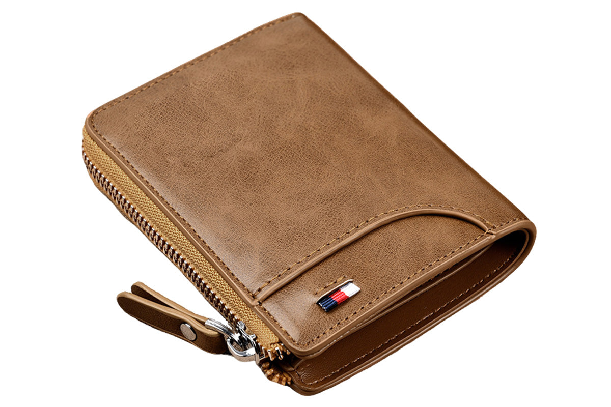 RFID Blocking PU Wallet Anti-theft Cash Credit Card Holder ID Purse