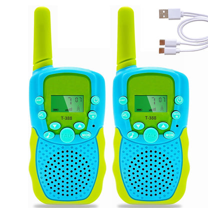 2Pcs Walkie Talkie Toy Walky Talky with 22 Channels