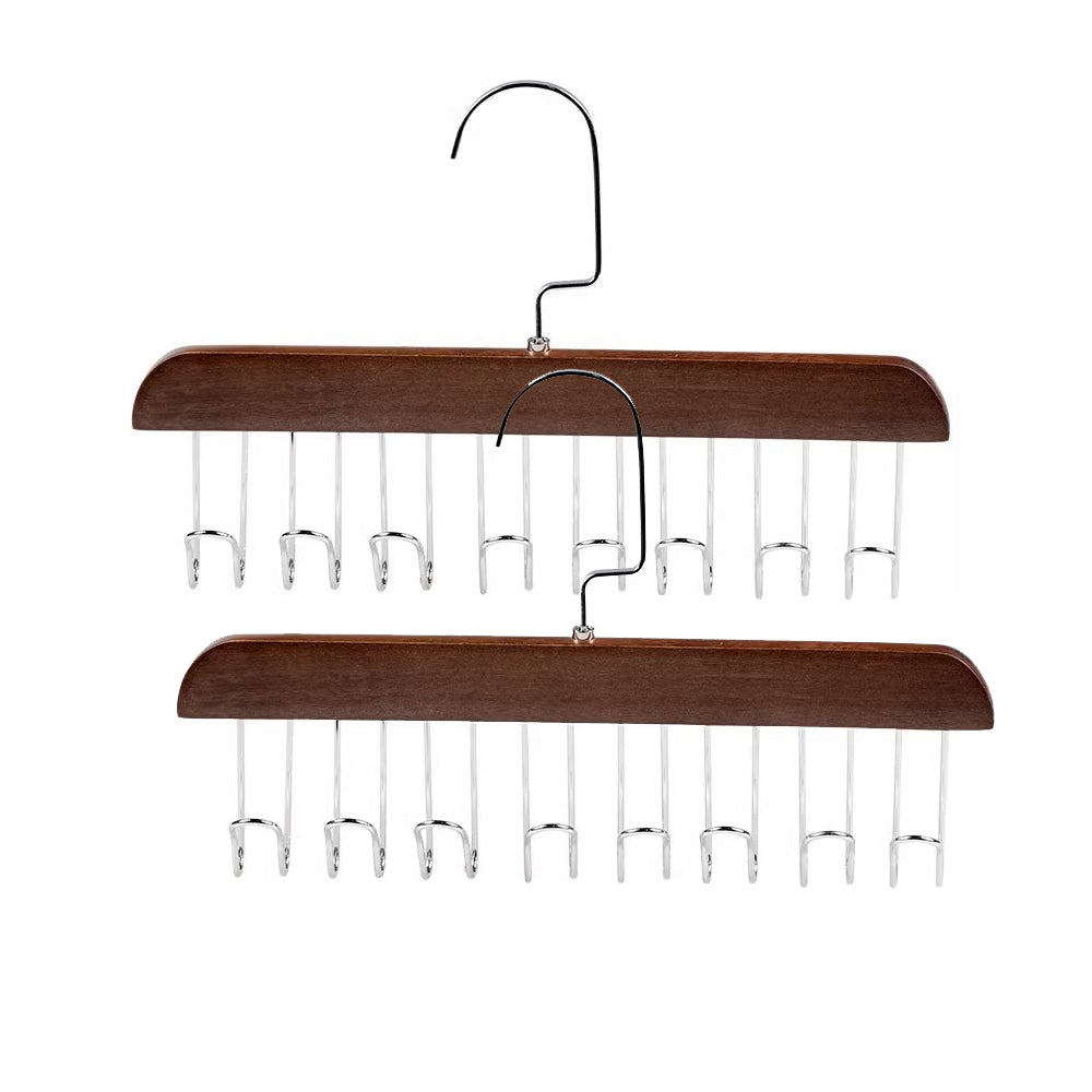 2Pcs Multi Hook Anti Slip Space Saving Clothes Hanger