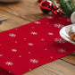 Christmas Table Runner Xmas Trees Tablecloth Cover For Kitchen Dinner Party