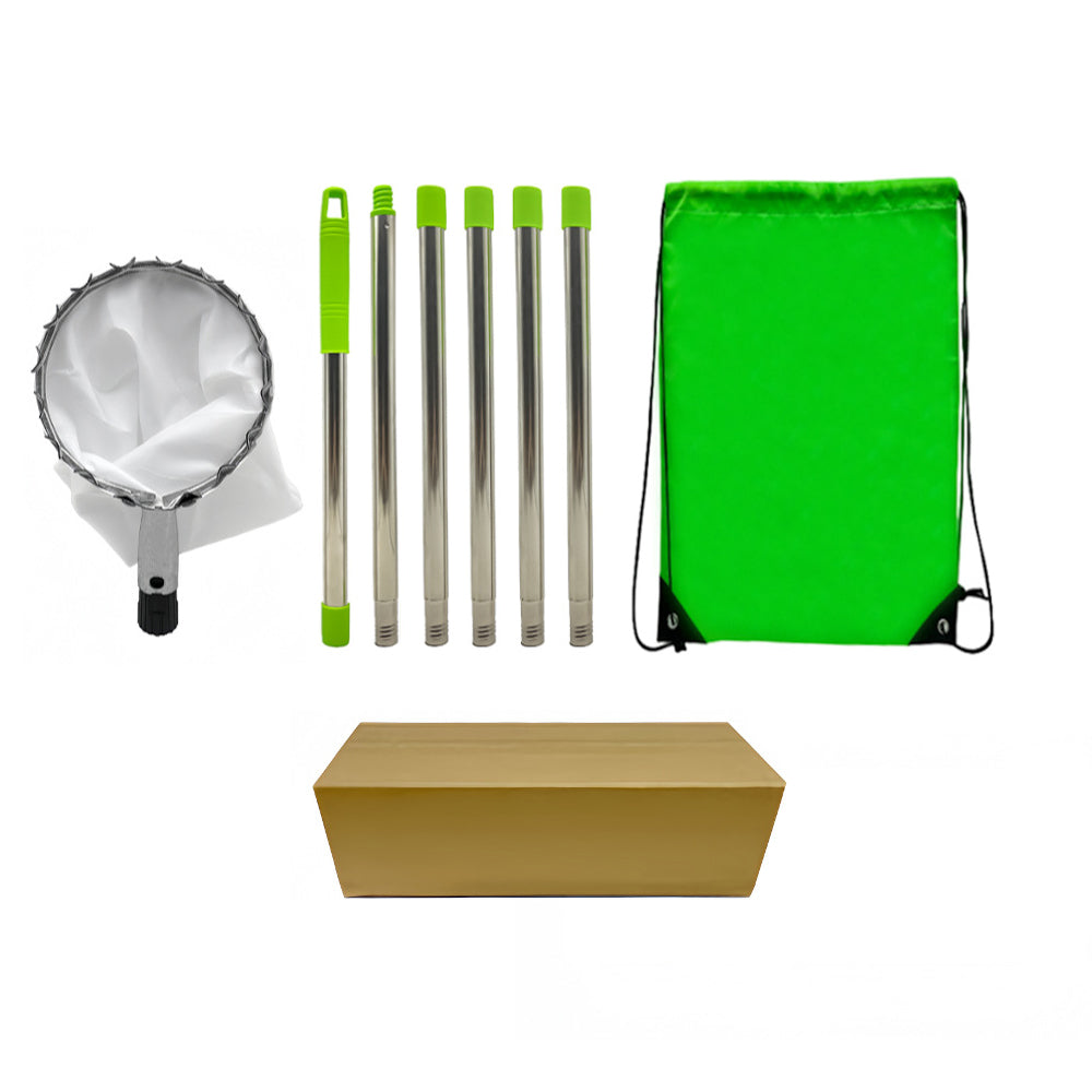 Fruit Picking Tool with Basket and Detachable Extended Handle