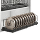 Pots and Pans Organizer Slide Out inside Cabinet Storage for Pot Lid Bakeware