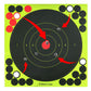 50Pcs 20CM Shooting Targets Splatter Paper Self-Adhesive Paper Reactive Splatter Target Sticker