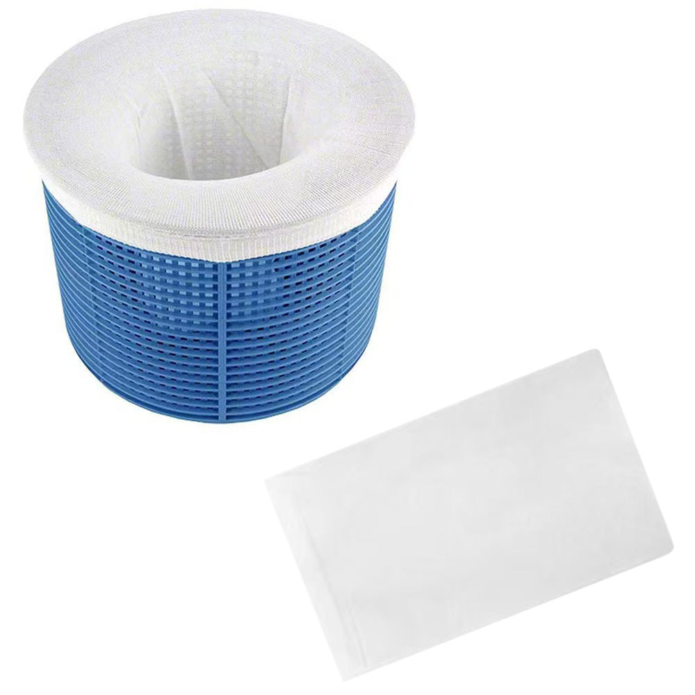 2X 30 Pack 22cm Stretch Fine Mesh Pool Skimmer Filter Socks Reusable