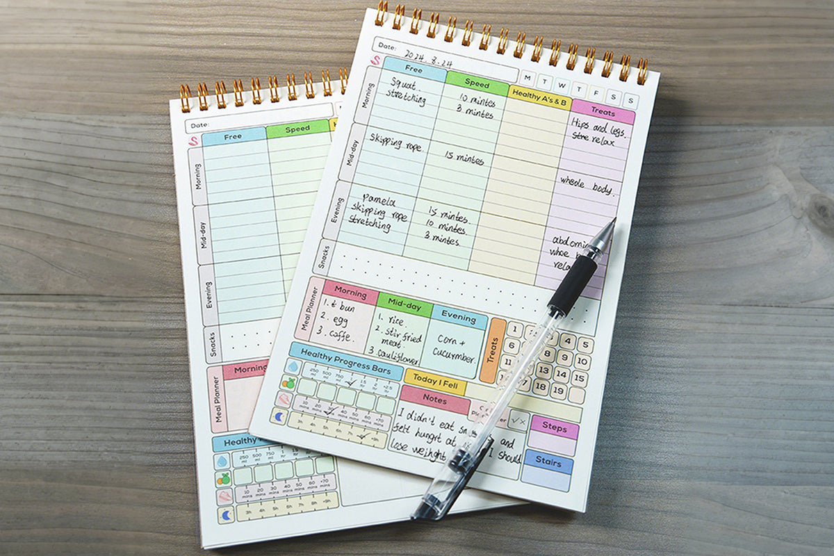 A5 Calorie Tracker Journal Food Diary Meal Log Book