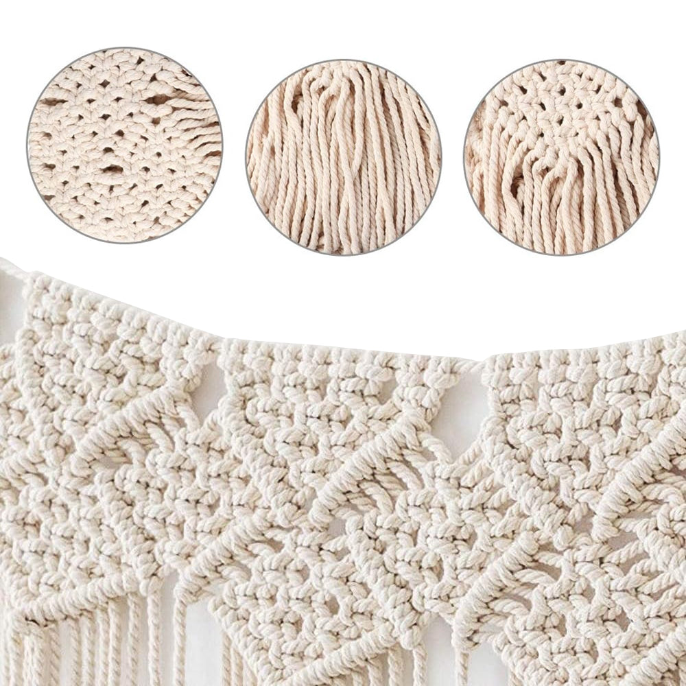 100x115cm Boho Macrame Tapestry Woven Wall Hanging