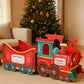 Santa Gift Train Christmas Cardboard Gift Box Present Holder Home Decoration