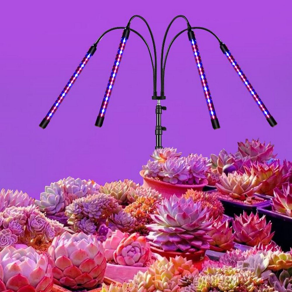 LED Grow Light Full Spectrum with Adjustable Tripod Stand for Indoor Plant