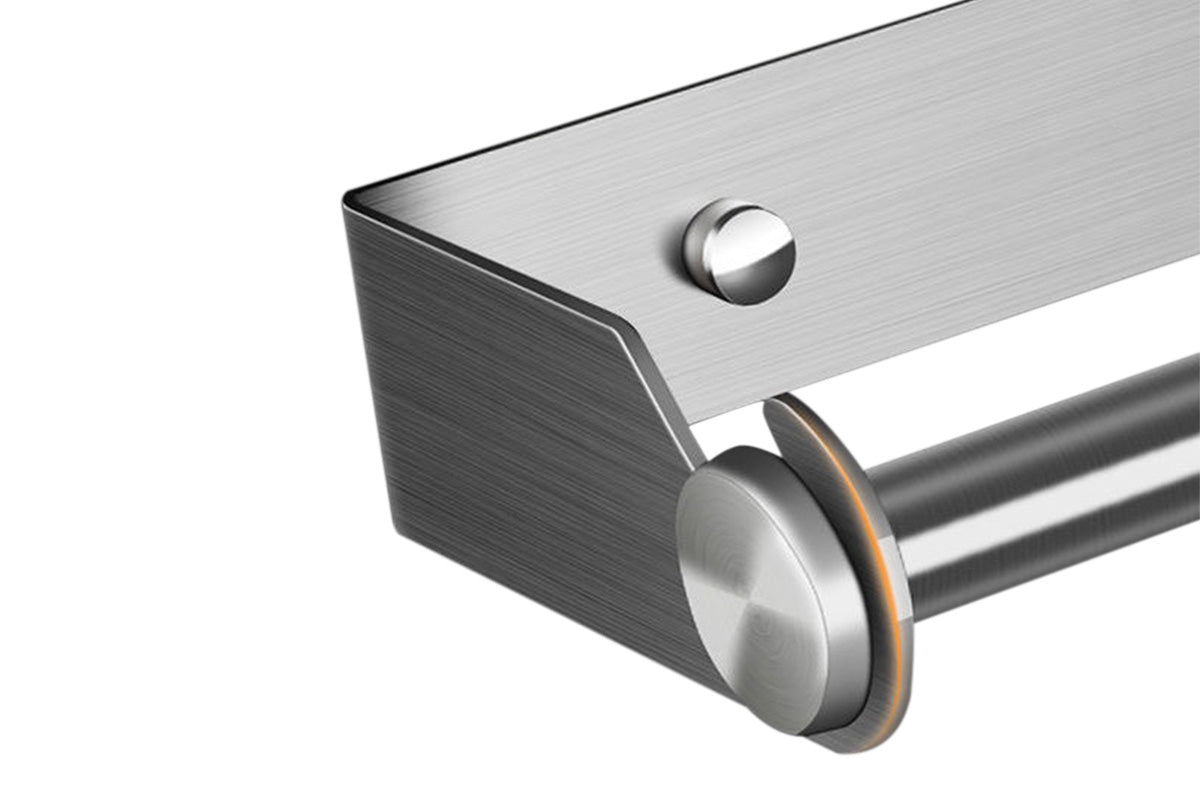 Paper Towel Holder Under Cabinet Wall Mount Stainless Steel Rack Towel Organizer